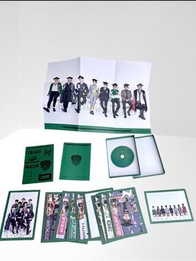 ATEEZ - Diary Epilogue set with stick sheet, postcards, cd, poster all included